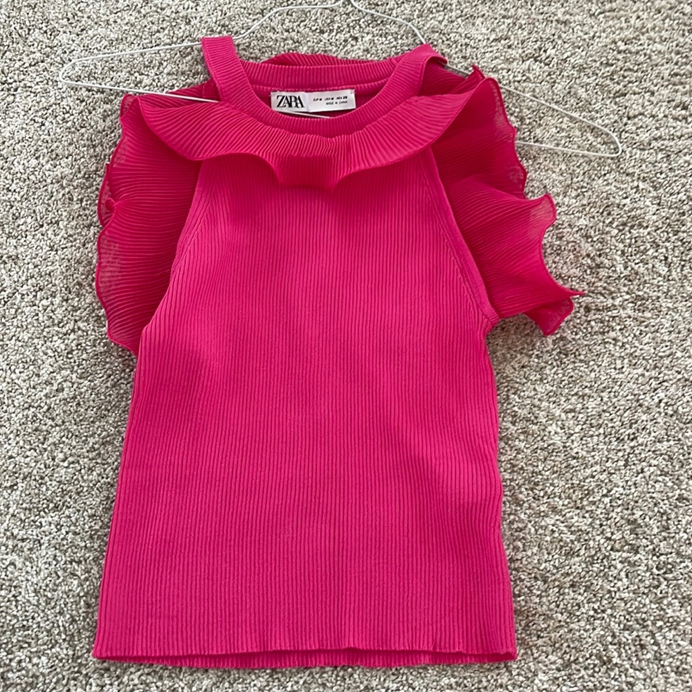 hot pink tank top
